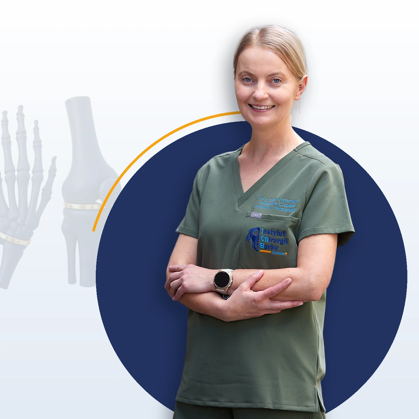 dr n. med. Katarzyna Blicharska-Czubara, reumatolog i internista, Instytut Chirurgii Barku w Szczecinie