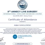 Certyfikaty i dyplomy dr Adam Sokołowski