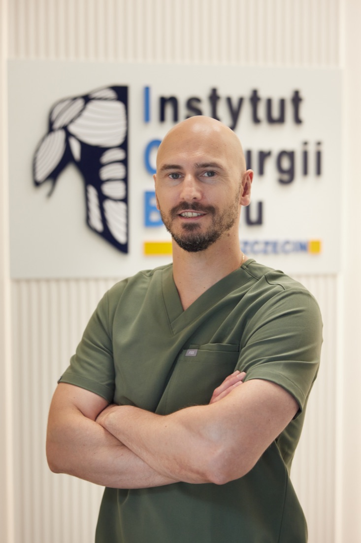 lek. Dawid Gaborek - ortopeda, Instytut Chirurgii Barku w Szczecinie