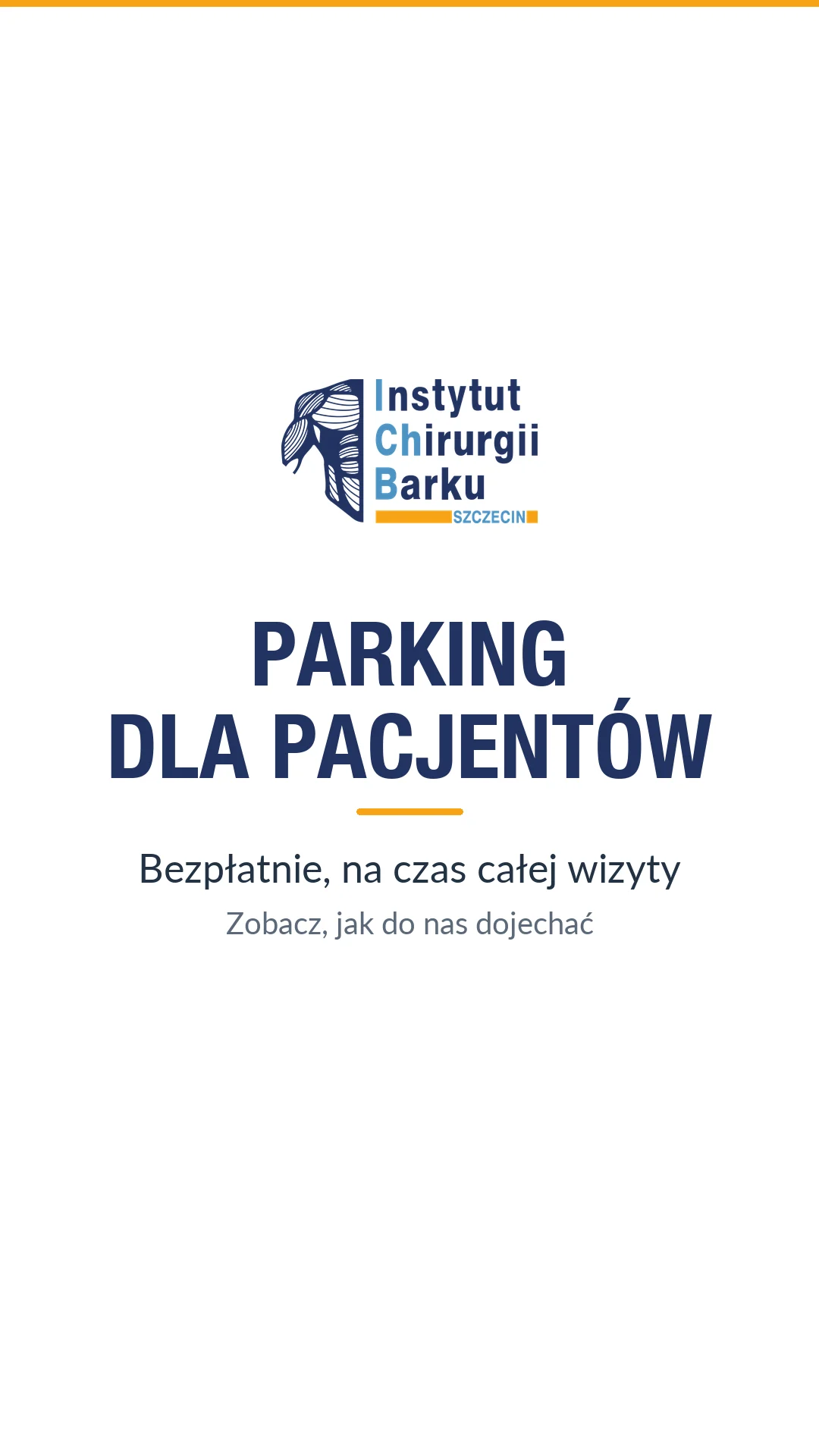 Parking dla Pacjentów, bezpłatnie na czas całej wizyty