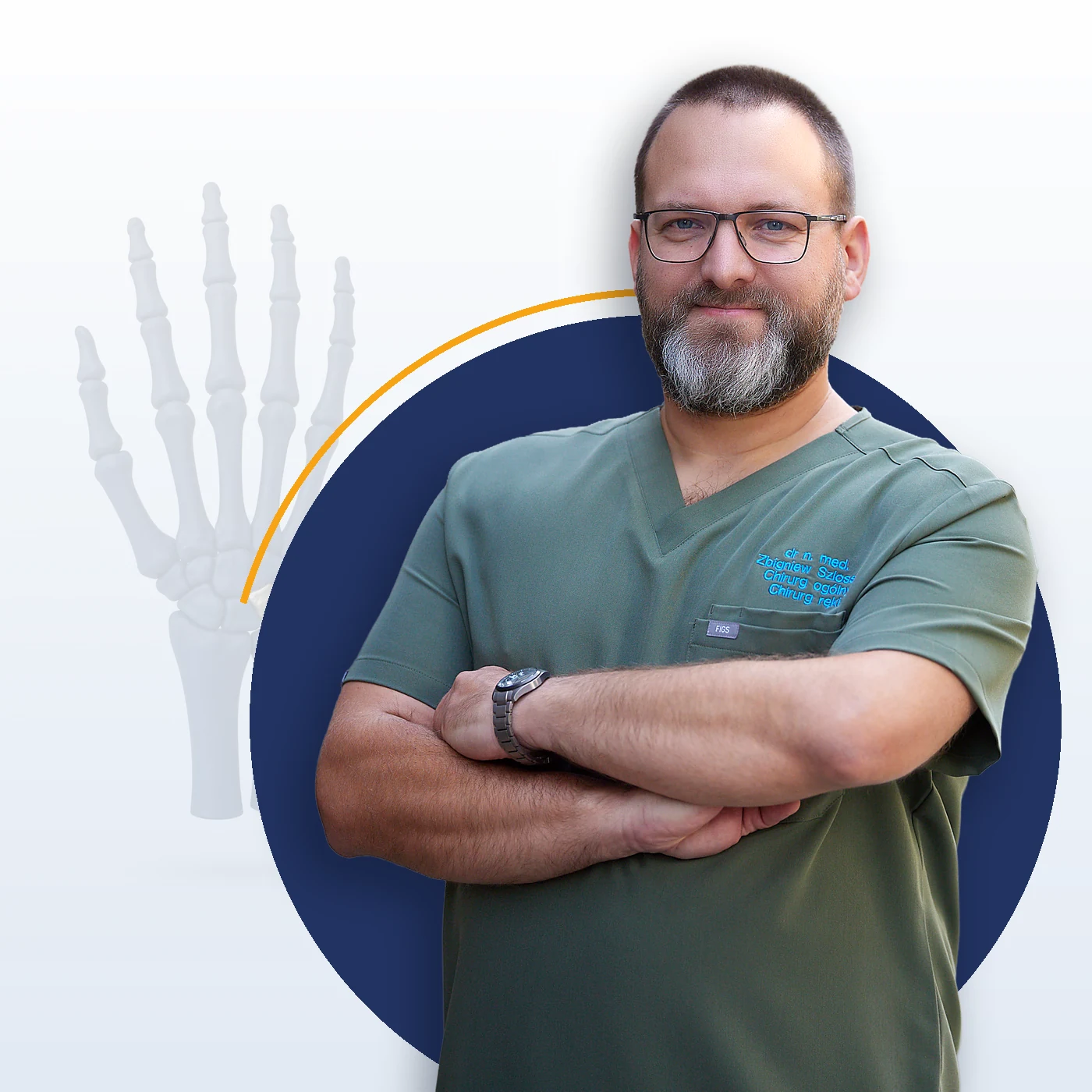 dr n. med. Zbigniew Szlosser, chirurg ręki EBHS, Instytut Chirurgii Barku w Szczecinie